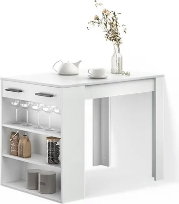 Immagine prodotto di Tavolo da pranzo Livinity Regusa Bianco 67 x 100 cm, Model 55824
