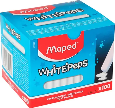 Zdjęcie produktu dla Maped 935020 Kreda tablicowa WHITEPEPS okrągła biała