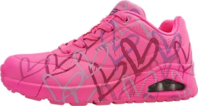 Productafbeelding van Skechers Uno Damenschuhe Schnürschuhe Sportive Rosa Freizeit