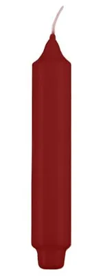 Produktbild von Stabkerzen mit Zapfenfuß Rotbraun 250 x Ø 30 mm, 12 Stück