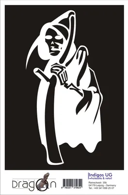 Produktbild von Aufkleber / Autoaufkleber - JDM / Die cut / Auto / OEM - Sensenmann - 120x60 mm silber - Heckscheibe / Heckscheibenaufkleber