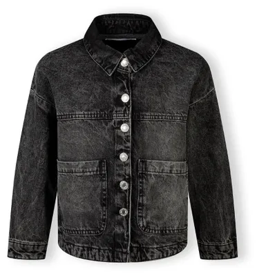 Produktbild von Minoti Jeansjacke Mädchen – Kinder-Übergangsjacke Schwarz Gr. 110