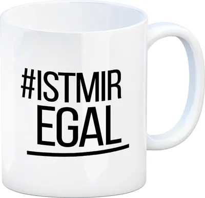 Produktbild von Kaffeebecher mit Spruch: #istmiregal Kaffeetasse Tasse