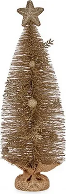 Obrázok produktu pre Vianočný stromček s hviezdou 23 x 14,5 x 46 cm šampanské