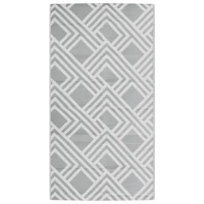 Produktbild von vidaXL Outdoor-Teppich ARAKIL Grau 80x150 cm PP