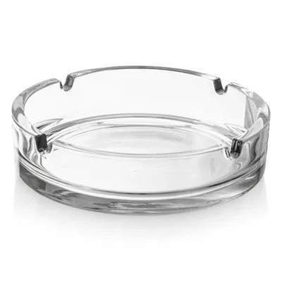 Image de Cendrier Excellent Houseware, en verre, 10 x 3,5 cm, transparent