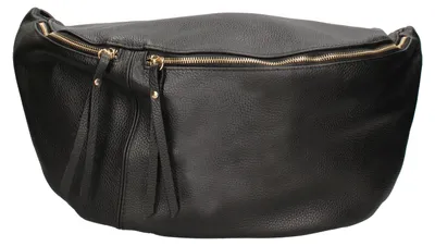 Produktbild von Lux Damen Handtasche, echtes Leder, weiß, verstellbarer Schulterriemen, hergestellt in Italien