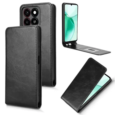 Obrázok produktu pre Pre ZTE Blade A35 / A55 – magnetické vertikálne puzdro s priehradkou a klopou z umelej kože