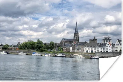 Produktbild von MuchoWow® Poster Wasser - Maastricht - Luft 180x120 cm - Fotoplakat