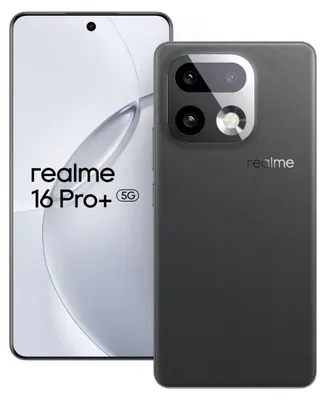 Imagen del producto de Smartphone Realme 16 Pro+ 5G, 8GB de RAM, 256GB de almacenamiento, pantalla de 6.8 pulgadas, color gris
