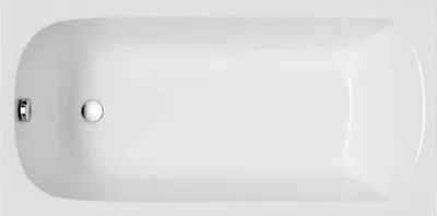Produktbild von Aqua For You | Polimat Badewanne Classic - 140x70cm - Acryl - Weißer Syfon - Nützliche Füße