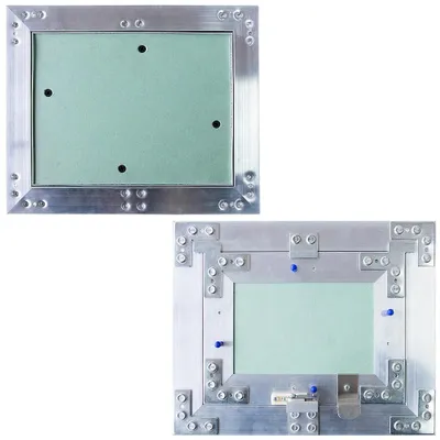 Produktbild von Wartungsklappe Revisionsklappe Revisionstür Aluminium Wartungstür, 15x20cm