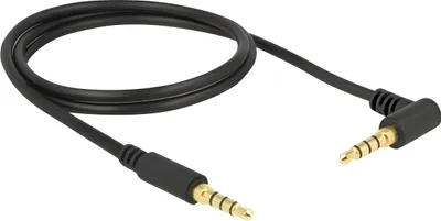 Zdjęcie produktu dla DeLOCK 85610, 3.5mm, Męska, 3.5mm, Męska, 1 m, Czarny
