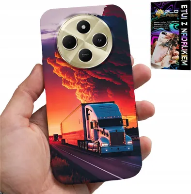 Zdjęcie produktu dla Etui Do Xiaomi Redmi 14C 4G - Tir Ciężarówka Case + Szkło Hartowane