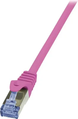 Produktbild von Logilink Patchkabel CAT6A  S/FTP AWG26 PIMF  2,00m pink