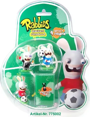 Productafbeelding van Raving Rabbids - Waanzinnige Voetbalhelden, 4-delige set B