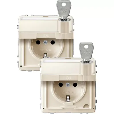 Produktbild von Merten SCHUKO-Steckdose ws MEG2318-7244