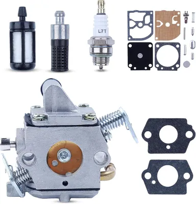Image de Carburateur pour Stihl 017, 018, MS170, MS180, pièce de rechange, matériaux durables, compatible avec les tronçonneuses