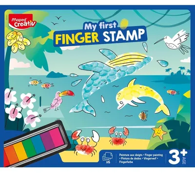 Image de Maped® Creativ 906903 Maped® Creativ Malset MY FIRST FINGER STAMP mehrfarbig