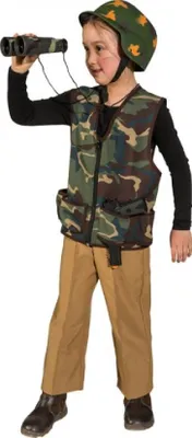 Produktbild von O5324-116-128-A Kinder Jungen Armeeweste Armeekostüm Gr.116-128