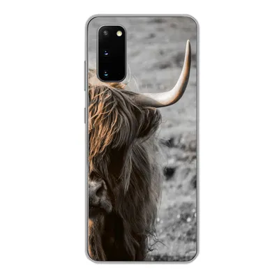 Produktbild von MuchoWow® Handyhülle Schutzhülle Hülle für Samsung Galaxy S20 Schottische Highlander - Kühe - Natur Silikon Softcase Handy Hülle - Bild