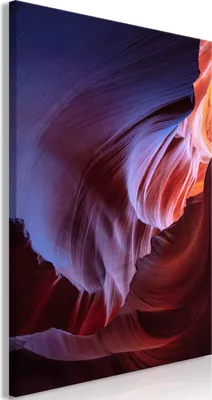 Produktbild von Italienischer Leinwand Leinwandbild - Colourful Sandstone (1 Part) Vertical 40x60 cm Landschaften c-B-0412-b-a
