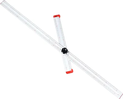Zdjęcie produktu dla Linijka w kształcie litery T ze stopu aluminium Dokładne pozycjonowanie Regulowana linijka kątowa do obróbki drewna 120 cm