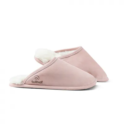Produktbild von Fellhof Trendy Damen Lammfell-Pantoffel Rosa, 3201-ROSA