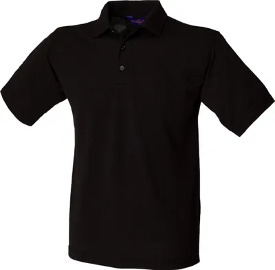 Produktbild von Henbury Herren Polo-Shirt, Kurzarm RW625 (5XL) (Schwarz)