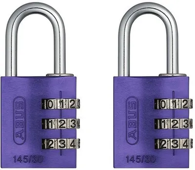 Obrázek produktu pro Sada hliníkových zámků s číselnou kombinací