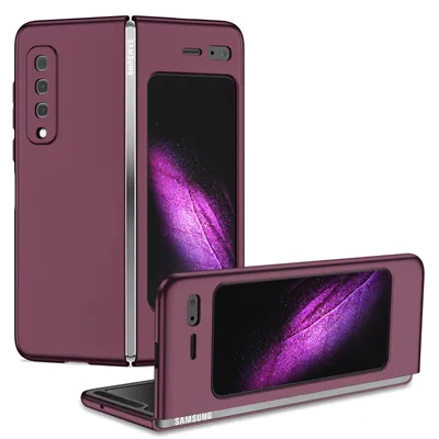 Immagine prodotto di Custodia Samsung Galaxy Fold, custodia rigida sottile in PC resistente ai graffi per Samsung Galaxy Fold 2019 Borgogna