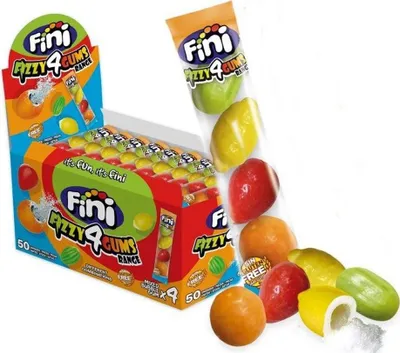 Zdjęcie produktu dla Fini Fizzy 4 Gums Range Fruit Salad 20g