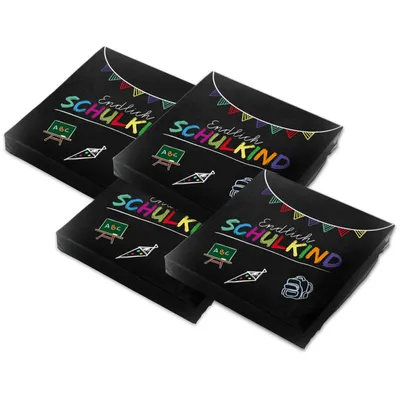 Produktbild von itenga 80x Serviette Schulanfang Endlich Schulkind