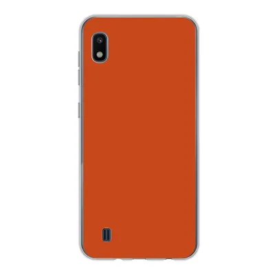 Produktbild von MuchoWow® Handyhülle Schutzhülle Hülle für Samsung Galaxy A10 Sienna - Erde - Farben - Massiv Silikon Softcase Handy Hülle - Schutzhülle