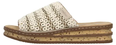 Produktbild von Rieker Damenpantolette creme-gold/ginger 629X860 (42/creme-gold/ginger)