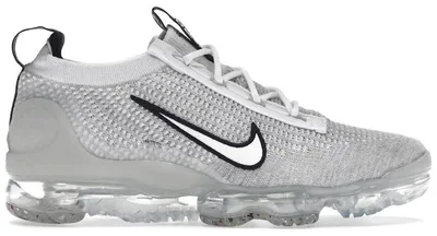Produktbild von Nike Air VaporMax 2021 FK White Black Metallic Silver - EU 47