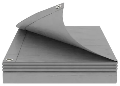 Produktbild von vidaXL Plane mit Ösen Hellgrau 6 x 10 m 180 gsm PE