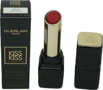 Zdjęcie produktu dla Guerlain KissKiss Tender Matte, Różowy, Miss Pink, 1 kol., Kolorujący, Kobiety, Matowy