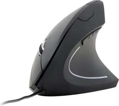 Image de gembird Maus OPT ergonomisch 6-Tasten schwarz