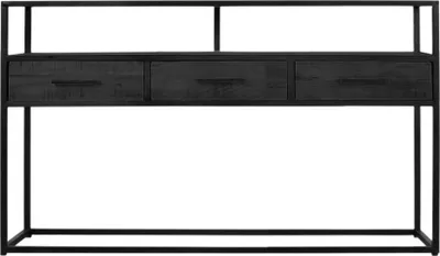 Produktbild von Sidetable Jax Holz Schwarz 120 x 30 cm 140 x 30 cm 180 x 30 cm, Masse:140 cm x 30 cm