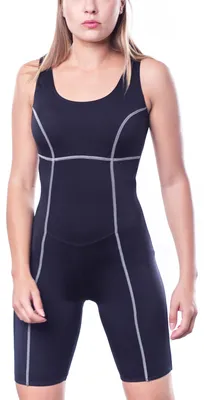 Produktbild von Aquarti Damen Schwimmanzug mit Bein Geschlossener Rücken, Farbe: Schwarz, Größe: 36