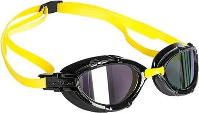 Produktbild von Madwave Triathlon Rainbow Schwimmbrille Mit Spiegelglas Gelb Herren,Damen Gelb One Size