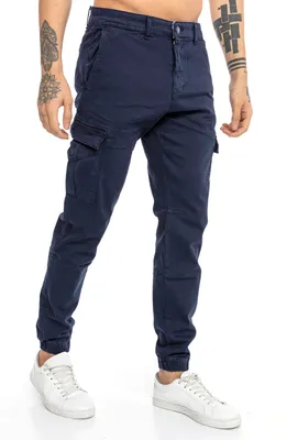 Produktbild von Stylische Jogger Jeans Cargo Hose Twill