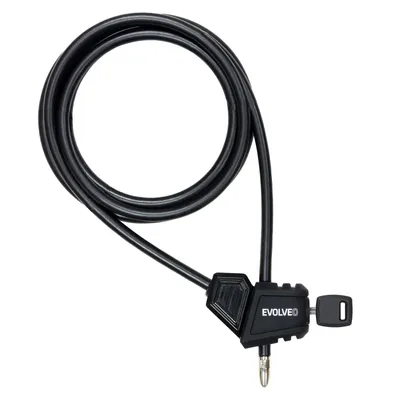 Produktbild von Evolveo Ptero SGVCAMLOCK, 2 m, 2 Schlüssel, Schwarz