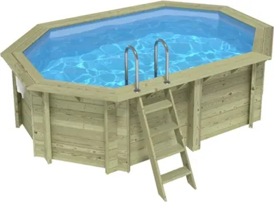 Produktbild von Pool NEMO 4.3 x 3 - H.1.18 m, hellblau, mit Stahlprofilen zum Einbetonieren
