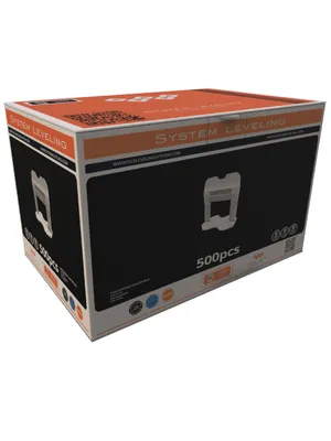 A box of tile leveling clips.