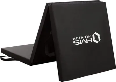 Productafbeelding van Gymnastiekmat, opvouwbaar, 180 x 60 x 5 cm, zwart