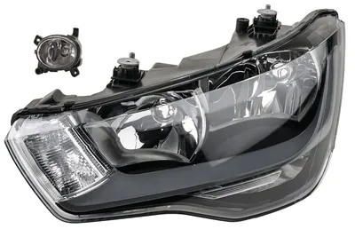 Zdjęcie produktu dla Johns, reflektory halogenowe pasujące do Audi A1 8X H7 H1 Lin. 10-14 Kierunkowskazy LWR + przeciwmgielne 8X0941003 8T0941699 8T0941699E