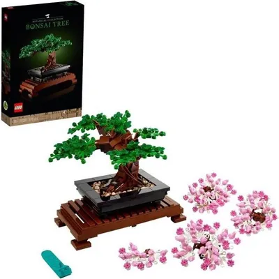 Produktbild von LEGO Icons 10281 Bonsai Bausatz, Deko Blumen, Botanical Collection, Pflanzen und Baum, für Erwachsene
