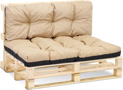 Poduszki na palety Poduszki zewnętrzne Poduszki na plecy 40x120 cm - Poduszki na europalety Sofa z palet i meble z palet Poduszki na palety
